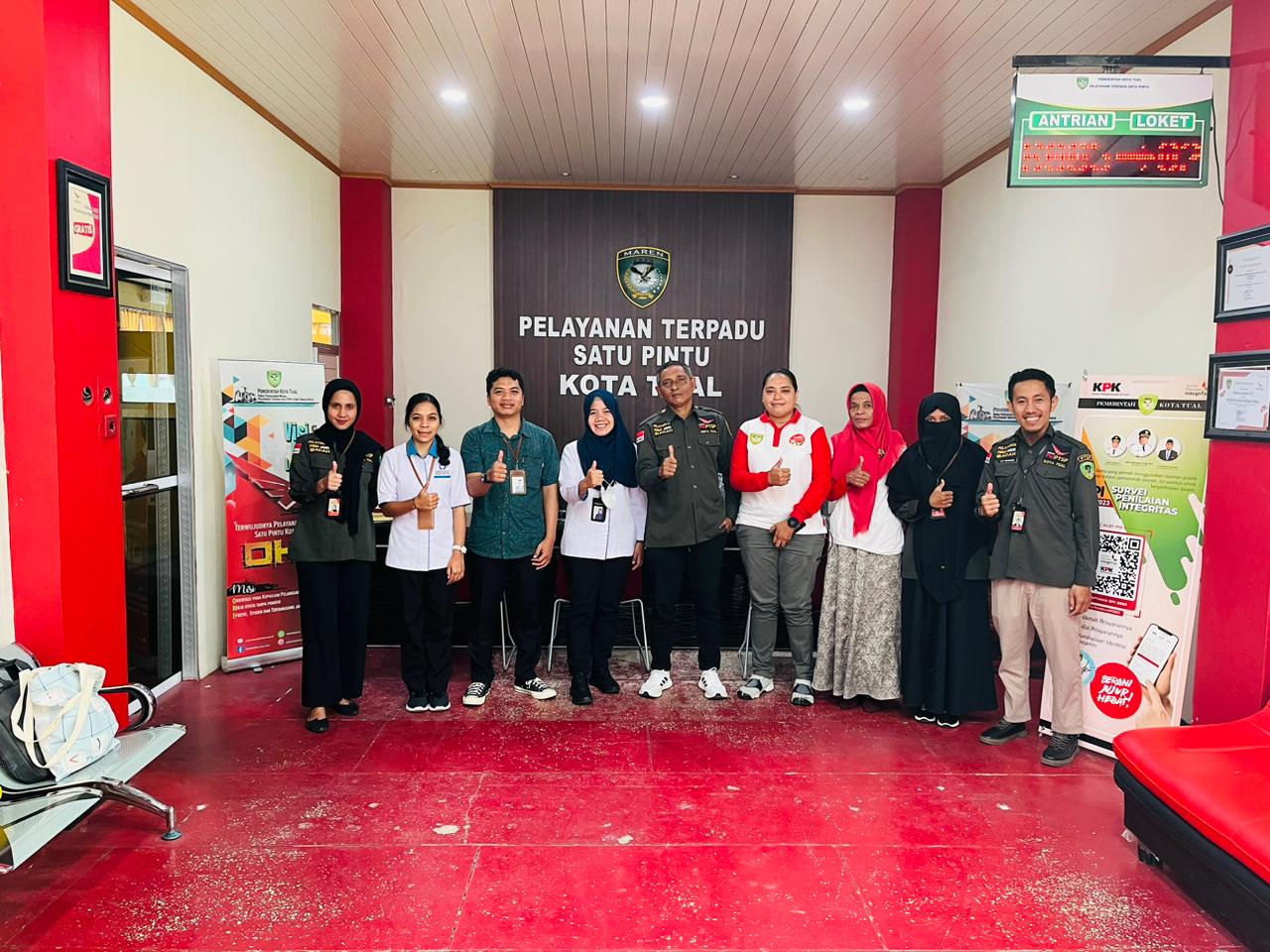 DPMPTSPTK Tual, Terima Kunjungan OMBUDSMAN RI Tahun 2023