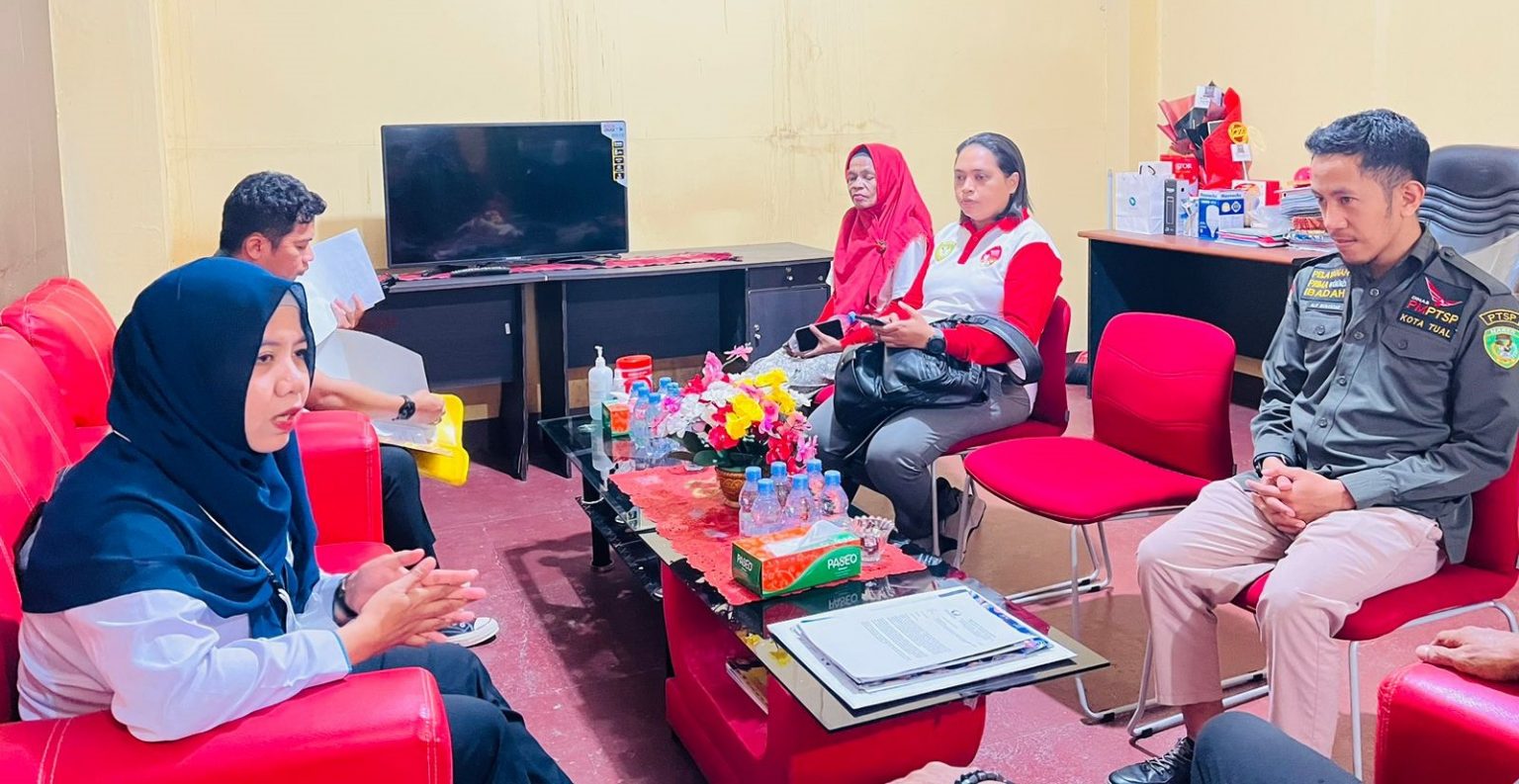 DPMPTSPTK Tual, Terima Kunjungan OMBUDSMAN RI Tahun 2023