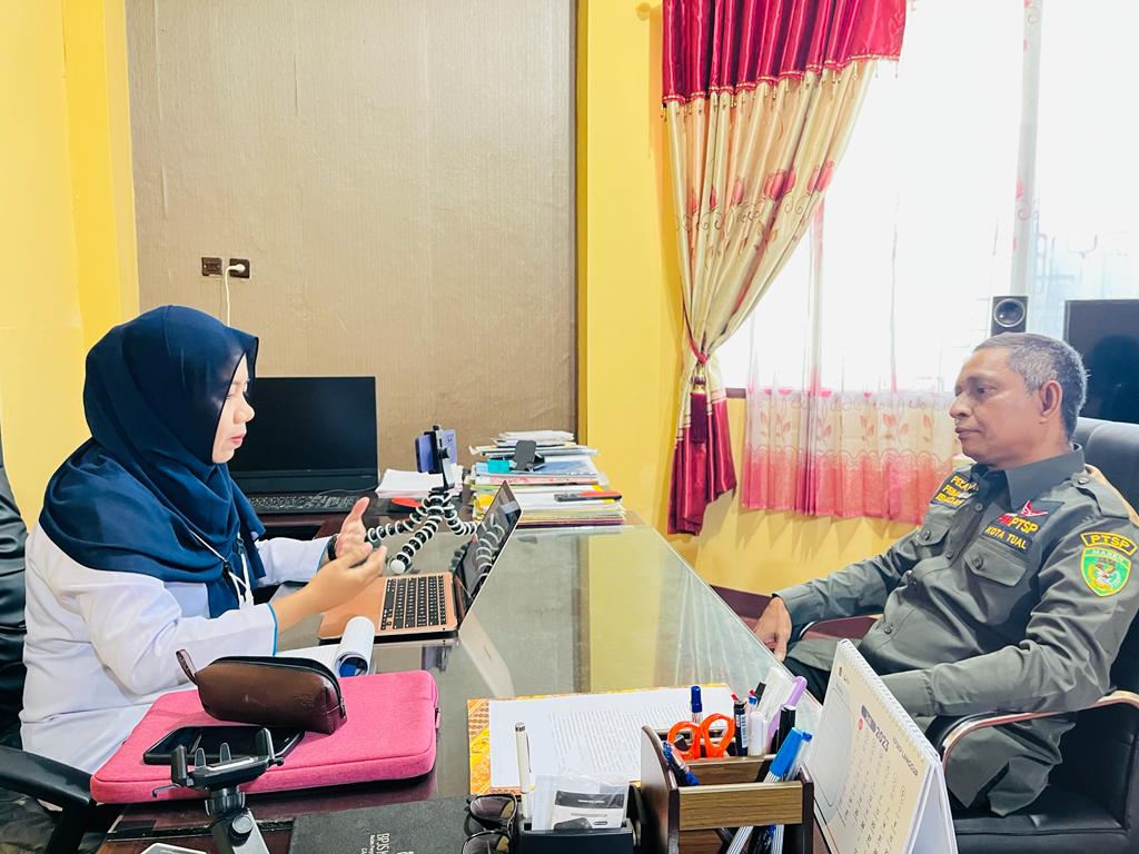 DPMPTSPTK Tual, Terima Kunjungan OMBUDSMAN RI Tahun 2023